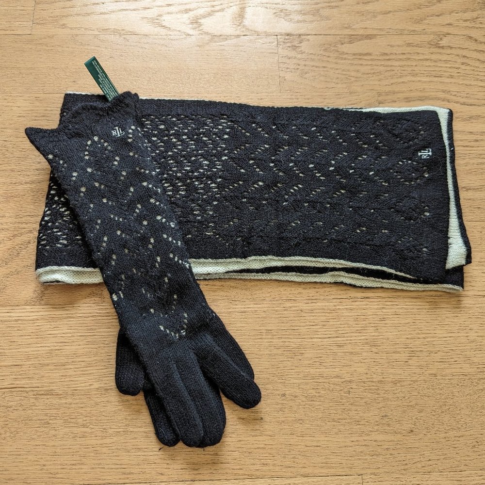 RL Scarf & Gloves Set